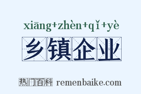 乡镇企业是什么意思的图片